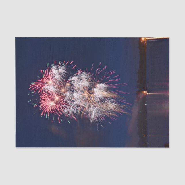 Feuerwerk 4. Juli Unabhängigkeitstag Enttäuschung Seidenpapier (Vorderseite)