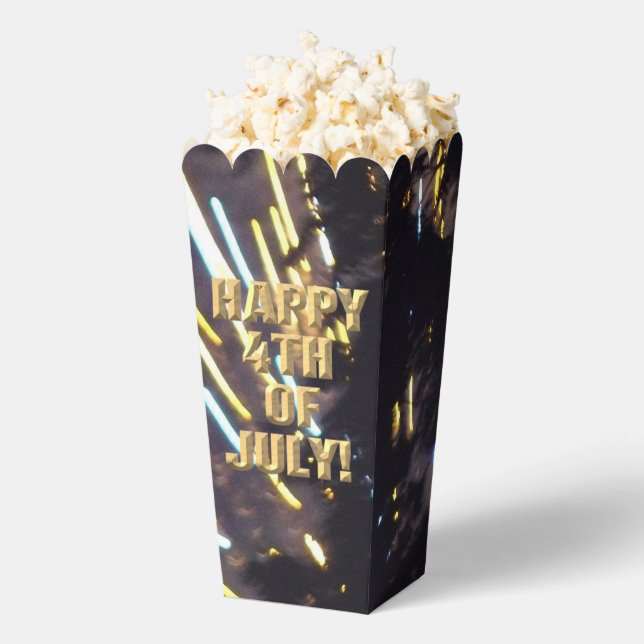 Feuerwerk 6 4. Juli Popcorn-Boxen Geschenkschachtel (Geplatzt)