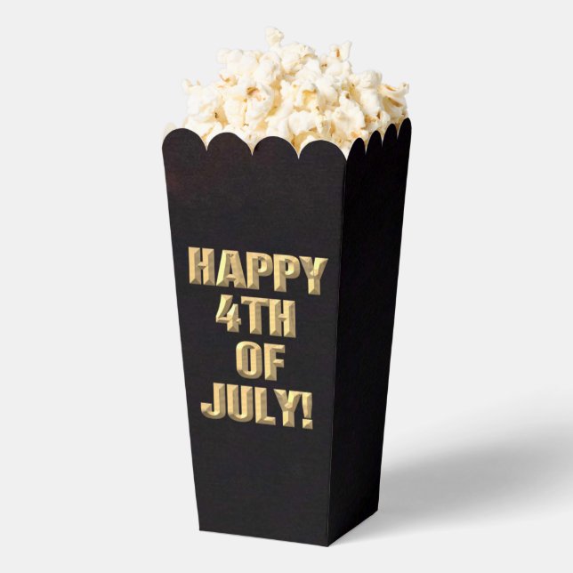 Feuerwerk 8 4. Juli Popcorn Boxen Geschenkschachtel (Geplatzt)