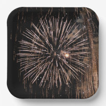 Feuerwerk-Anzeige auf schwarzem Himmel
