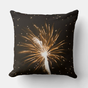 Feuerwerk auf dem Savannah River Kissen