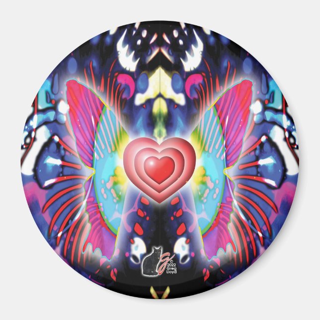 Feuerwerk-Ausbrüche Magnet (Vorne)