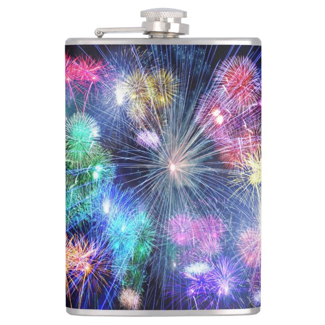 Feuerwerk-Blast Flachmann (Vorderseite)