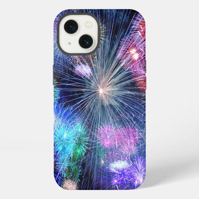 Feuerwerk-Blast iPhone Hülle (Rückseite)