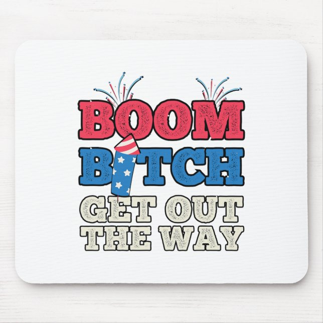 Feuerwerk Brandschutz System Director Funny Boom 4 Mousepad (Vorne)