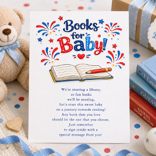 Feuerwerk Bücher für Baby Karte