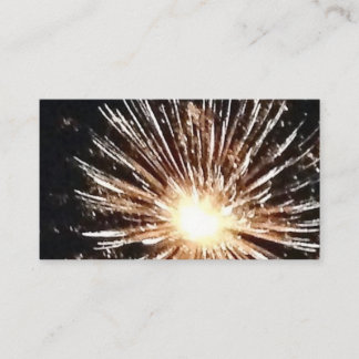 Feuerwerk-Burst Visitenkarte