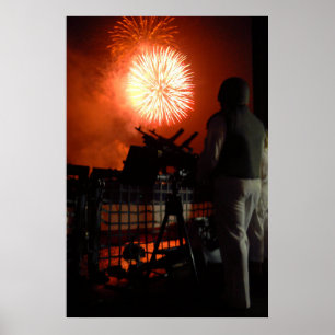 Feuerwerk der US-Marine ohne Abhängigkeit weltweit Poster