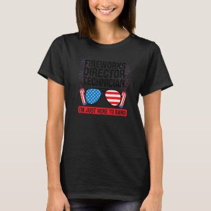 Feuerwerk Direktor Techniker Ich bin Bang Firework T-Shirt