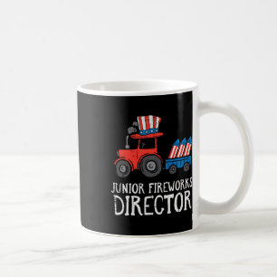 Feuerwerk Direktor Traktor 4. Juli Jungen Kinder Kaffeetasse