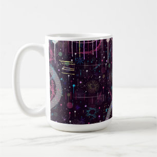 Feuerwerk-Display: Abstrakte Kunst Kaffeetasse