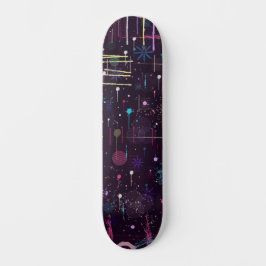 Feuerwerk-Display: Abstrakte Kunst Skateboard