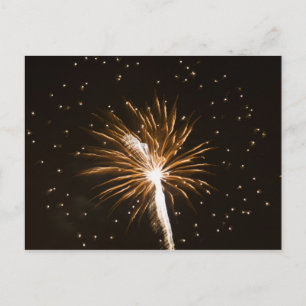 Feuerwerk-Display am Savannah River Postkarte