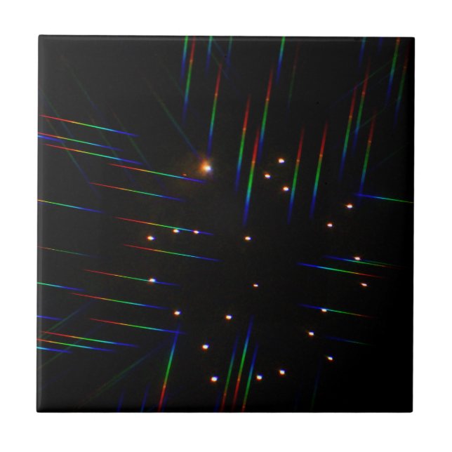 Feuerwerk durch 3D-Brille 4 Fliese (Vorderseite)