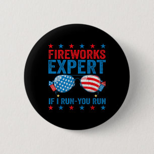 Feuerwerk Experte - Ich laufe, du läufst, lustiger Button