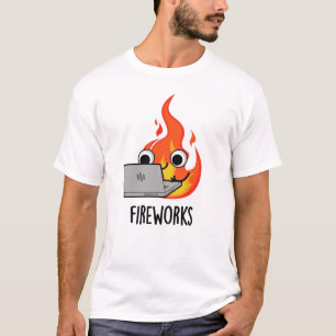 Feuerwerk Feuer Feuer Flammenpuppe T-Shirt