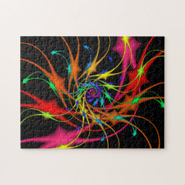 Feuerwerk-Fraktal-Kunst-Puzzlespiel