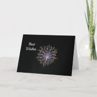 Feuerwerk Glückwunsch Hochzeitskarte