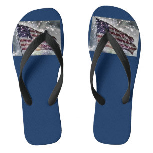 Feuerwerk Hintergrund Flip Flops
