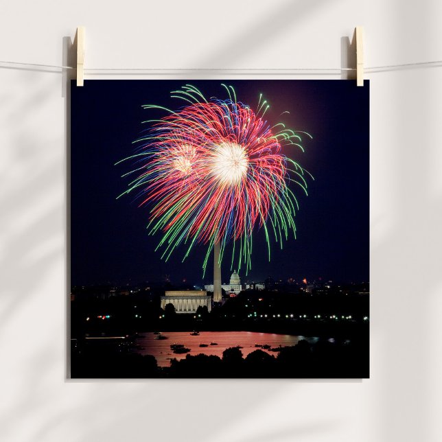 Feuerwerk in DC Poster (Fireworks in DC Poster)