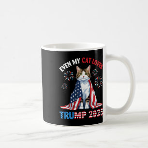 Feuerwerk Katze trägt US-Flagge Sogar meine Katze Kaffeetasse
