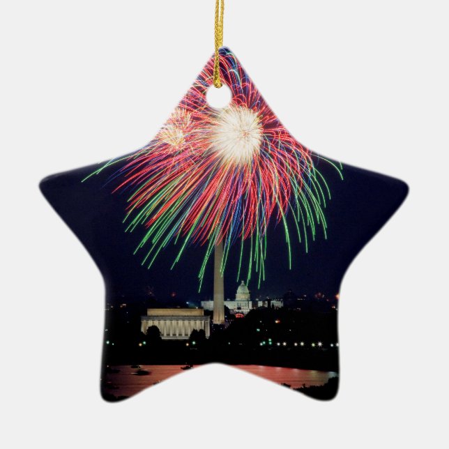 Feuerwerk Keramikornament (Vorne)