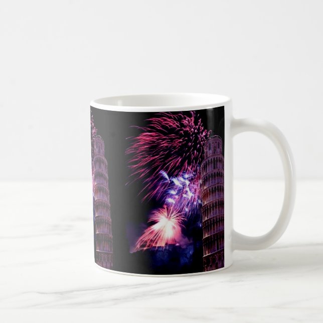Feuerwerk Leuchtturm der Tasse Pisa (Rechts)