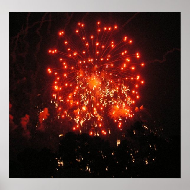 Feuerwerk-Poster Poster (Vorne)
