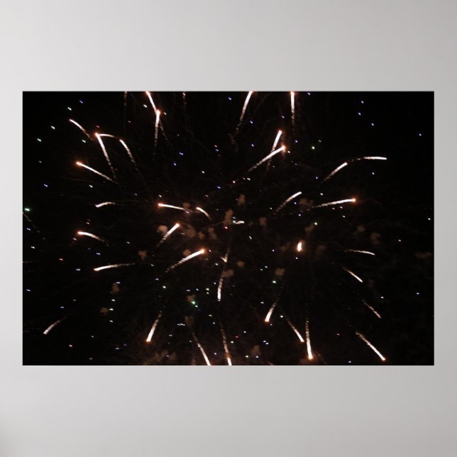 Feuerwerk-Poster Poster (Vorne)