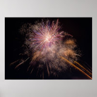 Feuerwerk-Poster