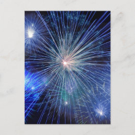 Feuerwerk-Poster Postkarte