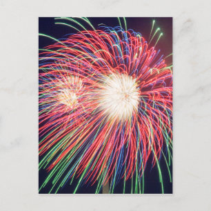 Feuerwerk Postkarte