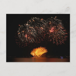 Feuerwerk Postkarte