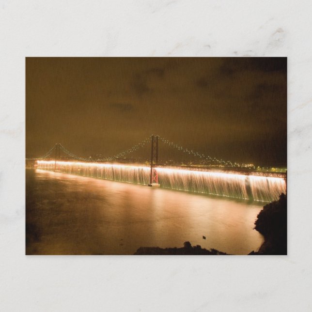 Feuerwerk Postkarte (Vorderseite)