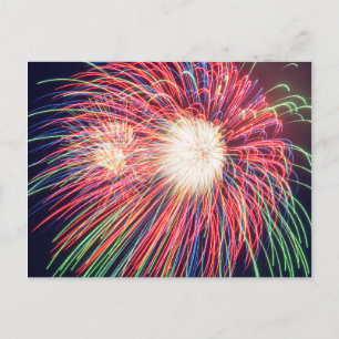 Feuerwerk Postkarte
