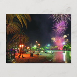 Feuerwerk Postkarte