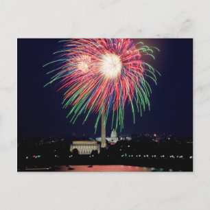 Feuerwerk-Postkarte Postkarte