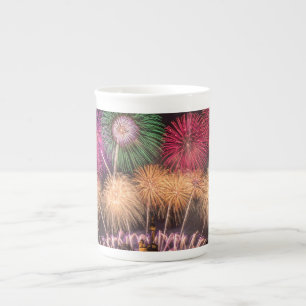 Feuerwerk Prozellantasse