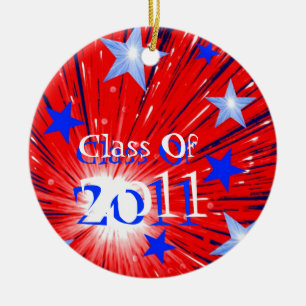 Feuerwerk Red White Blue 'Class of 2011' Ornament