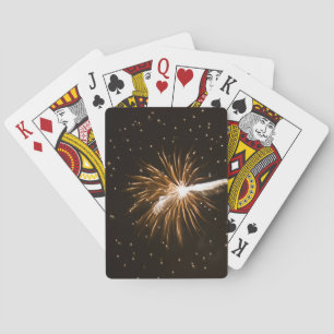 Feuerwerk über dem Savannah River Spielkarten