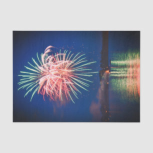 Feuerwerk Unabhängigkeitstag Bunt 4. Juli Seidenpapier