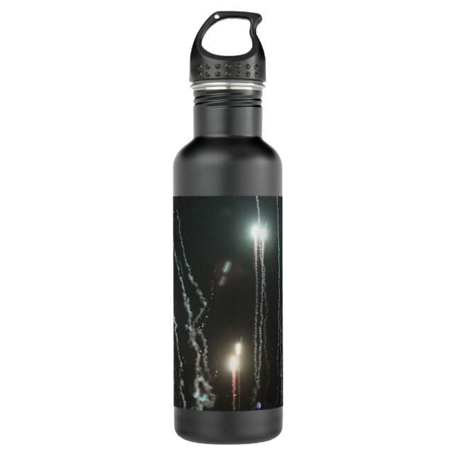 Feuerwerk Wasserflasche Edelstahlflasche (Vorderseite)