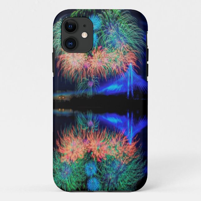 Feuerwerke Case-Mate iPhone Hülle (Rückseite)