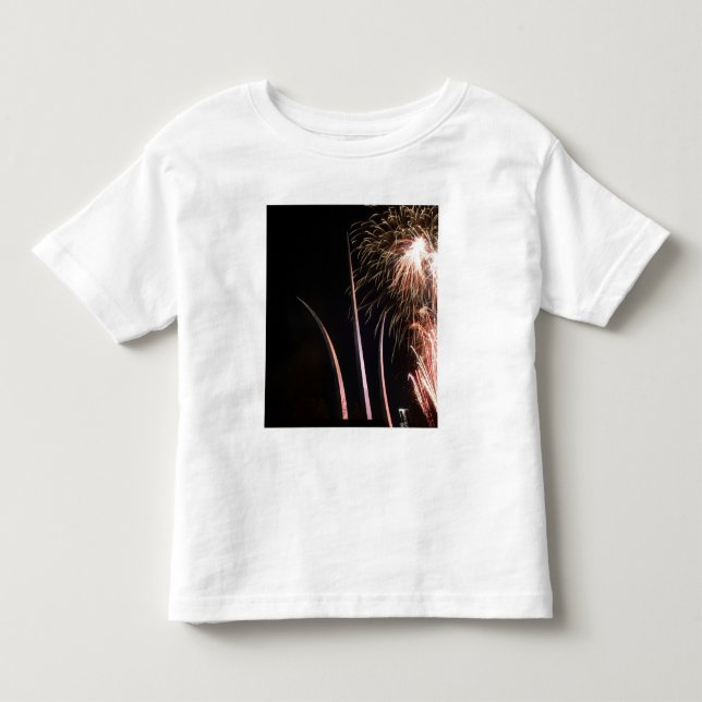 Feuerwerke erhellen das Memorial der Luftstreitkrä Kleinkind T-shirt (Vorderseite)