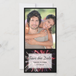 Feuerwerke Hochzeit speichern das Datum Save The Date