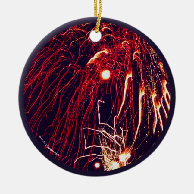Feuerwerke Keramikornament (Vorne)