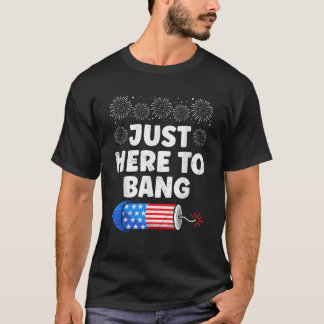 Feuerwerke NUR HIER ZU BANG Funny Pyrotechnics Tor T-Shirt