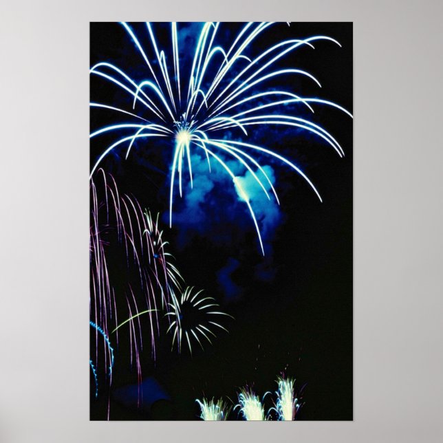 Feuerwerke, Toronto, Ontario, Kanada Poster (Vorne)