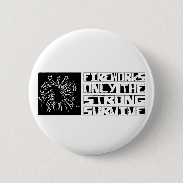 Feuerwerke überleben button (Vorderseite)