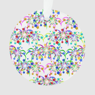 Feuerwerke und Stars Ornament